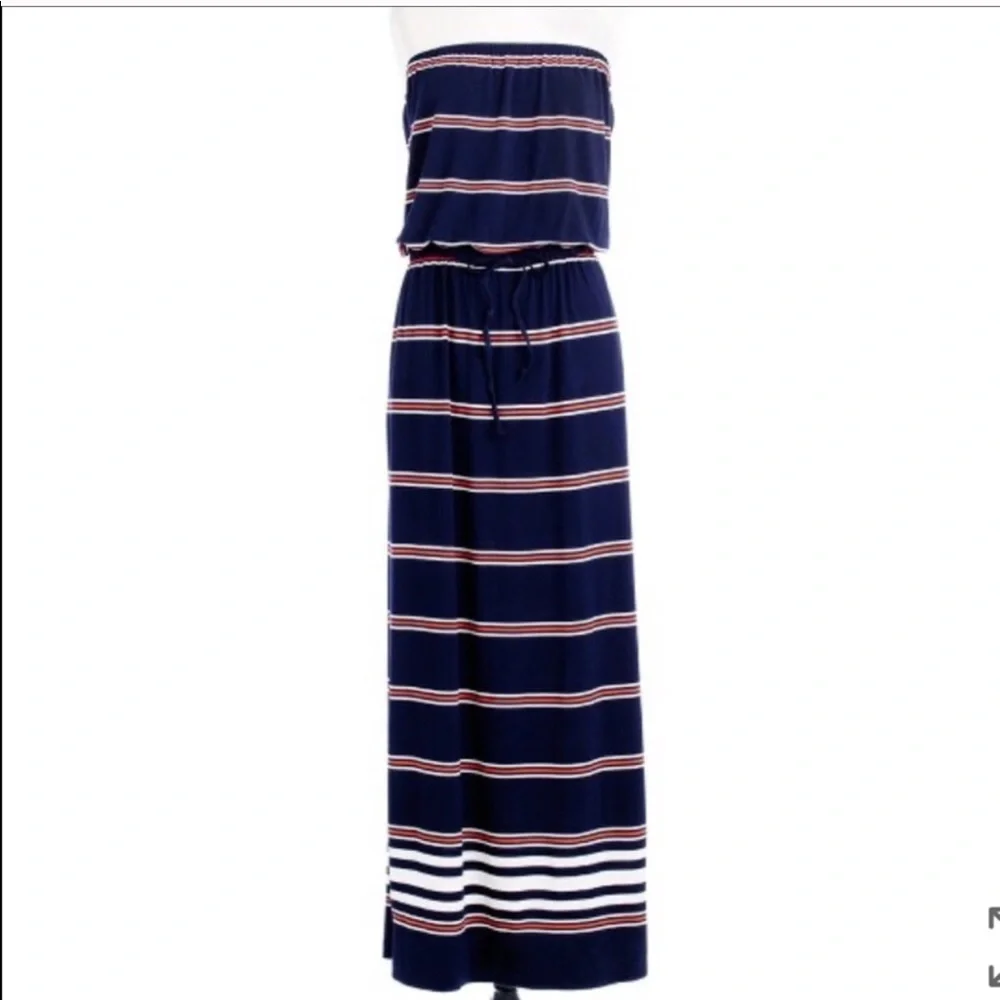 J.Crew Amie Maxi Dress in Engineered Stripe